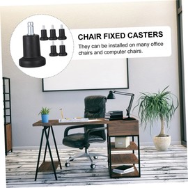 SAFIGLE 6pcs Adjustable -in Chair Casters Non- Feet for Office Chairs Furniture Easy Install Leveling Caster Feet for Home and School Use