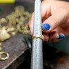 Auniwaig Wood Ring Mandrel Pine Ring Making Tool Hammer Mallet