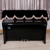 88 Key Piano Half Covered Anti Dust Cover Flannelette Piano