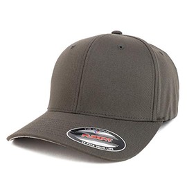 Armycrew Flexfit XL-4XL Oversize Curved Bill Structured Stretch Fit Baseball Cap - Charcoal - 3XL/4XL