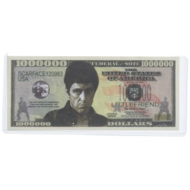 American Art Classics Pack of 10 - Al Pacino Scarface Million Dollar Novelty Bill Collectible - Best Gift for Fans of This Classic Movie