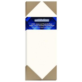 100 Confetti White 65lb Cover 176 gsm|Card Paper - 4.25 X 11 Inches Half Letter Size Cut Long - 65 lb/pound Light Weight Cardstock - Quality Printable Smooth Surface for Bright Colorful Results