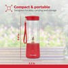 Holstein Housewares - USB Portable Blender, 16oz Personal Smoothie &