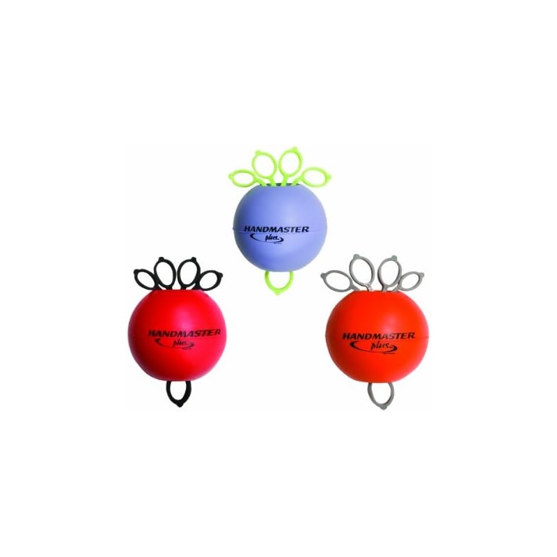 Cando Handmaster Plus Hand Exerciser, Multi, 3 Count