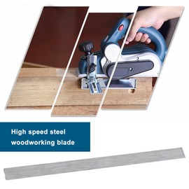 SG Store 4pcs Reversible Blades High Speed Steel Wood Planer Blade Compatible with Bosch PHO 20-82/ PHO 100/ GHO 40-82 C Carbide Planer Blades 82x5.5x1.1mm
