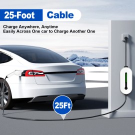 WMPHE EV Charger LEVEL 2 /1 Portable EV Charging Cable 110V to 240V. 8A/10A/13A/16A