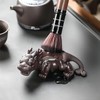 Aeseark Tea Pet-PiXiu,Chinese Purple Clay Pixiu Tea Pet,Kungfu Tea Tray,Tea
