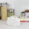 Home Basics Cast Iron Paper Napkin Holder/Freestanding Tissue Dispenser for