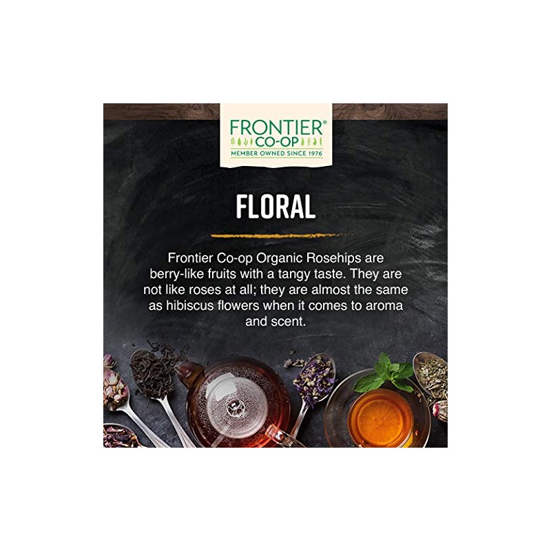 Frontier Co-op Organic Whole Rosehips, 1 lb | Dried Rose