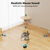 AsFrost Upgraded Interactive Cat Toy for Indoor Cats Chase/Run/Hunt-SkyBlue