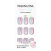 Dashing Diva Magic Press Aurora Blue Nail Tips, 1 Piece, Pink + Green + Blue / 데싱디바 매직프레스 오로라 블루 네일팁, 1개, 핑크 + 그린 + 블루