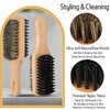 Beard Brush for Men Dual-Sided Soft Beard Mustache Brush Beard