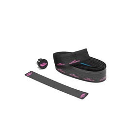 Selle San Marco Unisex - Adult Presa Corsa Team Handlebar Tape, Black/Hot Pink, One Size
