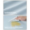 Vegan Leather Waterproof Baby Changing Pad - Wipeable, Extra Thick
