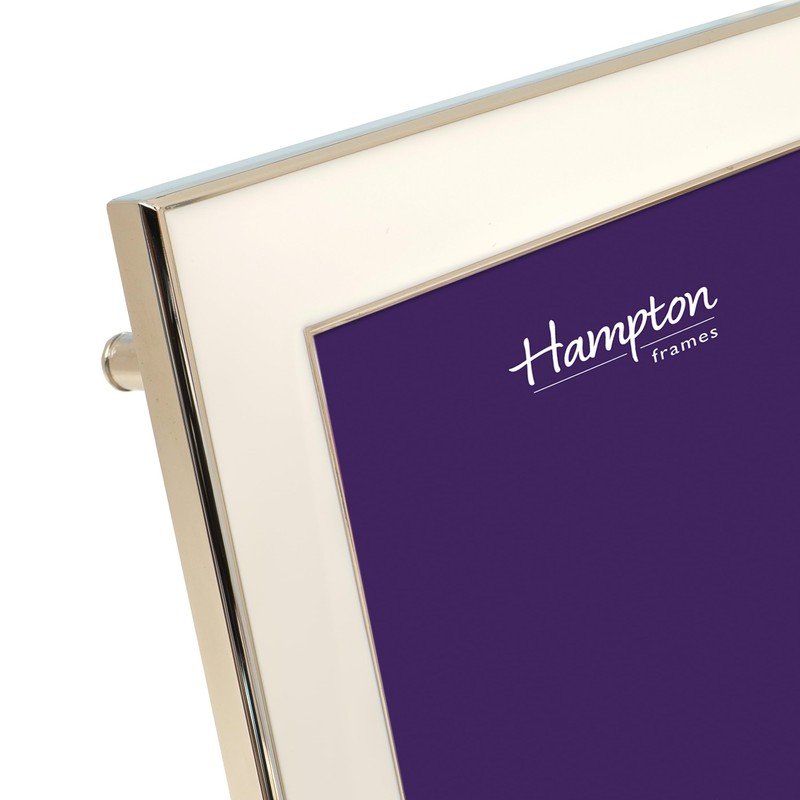 Hampton Frames STEPHANIE 4x6 (10x15cm) Silver Edged Picture Photo Frame
