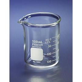 Pyrex 1003-150CN-12pk-M Heavy Duty Griffin 1003 150mL Beaker Double Scale Graduated (Pack of 12)