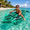Crocodile Inflatable Ride-On Pool Float for Summer Fun – PVC