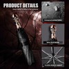 PTGRSWK Gothic Umbrella - Skull Handle, Compact Small Travel Umbrella