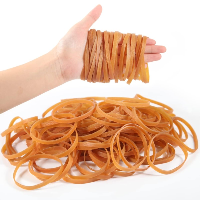 Elastic Bands Heavy Duty 100Pcs Thick rubber bands(100mm*5mm) Natural Strong