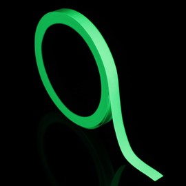 Glow in Dark Tape Fluorescent Tape Glow in the Dark Glow in the Dark Tape Outdoor Waterproof Glow Tape for Stage Stair Outdoor Strong Adhesive Warterproof Glow for Night Decorations Walls Exit Sign