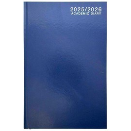 2025-2026 A4 Week TO View Mid Year Academic Diary Student Teacher Planner (Blue)