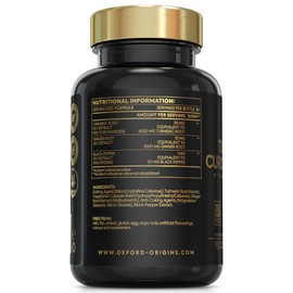 Advanced Turmeric and Black Pepper Capsules 4000mg, ONE per Day with Ginger Root | 90 Turmeric Tablets for Joint Care & Mobilty | Potent Tumeric Supplement Joints | 3 Month Supply | Made in The UK