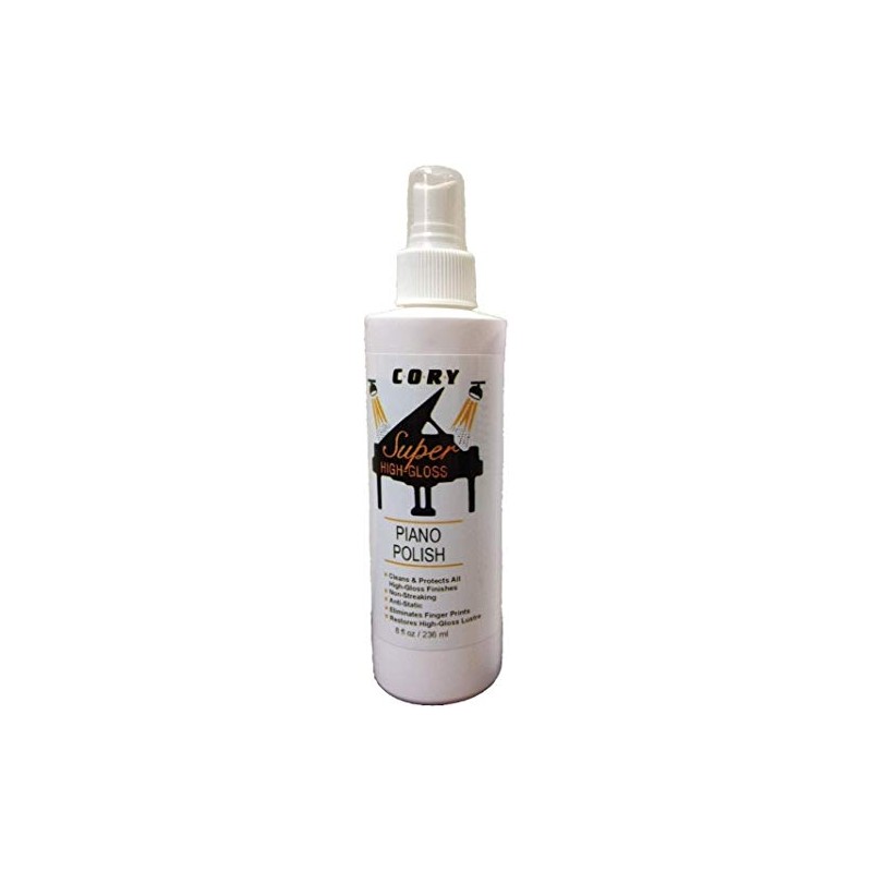Cory Super High Gloss Piano Polish 8 Ounce Bottle for