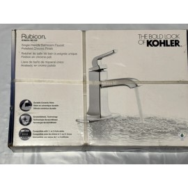 KOHLER Rubicon Single Hole Single-Handle Bathroom Faucet in Polished Chrome