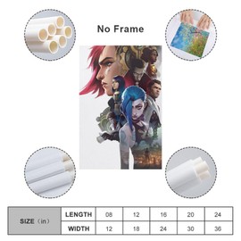 YMSVMKLF Arcane Canvas Poster Bedroom Decor Landscape Office Room Decor Gift 12x18inch(30x45cm)