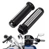 Unbranded 1'' Defiance Black Handlebar Hand Grips For Harley Electra