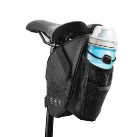 CCKOLE Saddle Bag Bicycle Saddle Bags Waterproof Bicycle Bag Rear Bag Tear-Resistant MTB Road Bike Bag for Mountain Bike Road Bike with Water Bottle Bag (1.5 L)