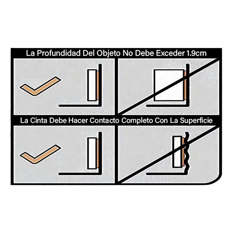 Cinta Montaje Doble Cara Transparente 2.54 Cmx152 Cm Gorilla