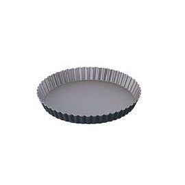 Shimotori Seisakusho D-027 Black Figure, Tart Shape, Single Bottom, 7.1 inches (18 cm), Made in Japan