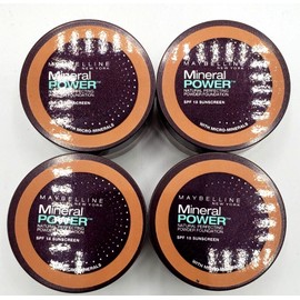 Maybelline New York LOT OF 4 MAYBELLINE LOOSE MINERAL POWER FOUNDATION -TAN DARK 1 (.14oz