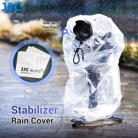 JJC 2 Pack Waterproof Stabilizer Rain Cover, Portable Camera Gimbal Stabiliser Raincoat Protector Fits DJI RS3 Pro Mini RSC 2 Ronin-SC Zhi-yun WEEBILL 3S CRANE 4 & More Stabilizer Below 16.3x8.6x7.7''