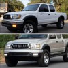 For 2001 2002 2003 2004 Toyota Tacoma Front Bumper Turn