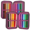 Depesche 13017 TOPModel Rebel Kitty - Filled 3-Compartment Pencil Case