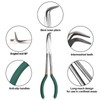 SPEEDWOX Long Reach Bent Nose Pliers 10 Inches 90 Degree