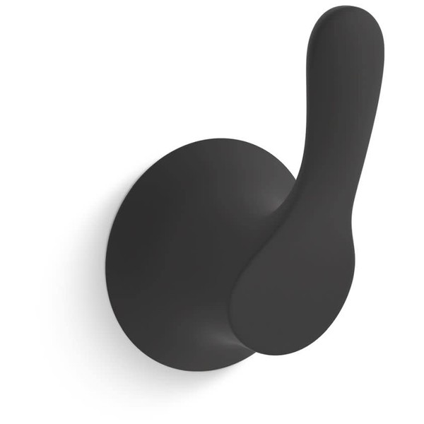 Kohler 27395-BL SIMPLICE® Single Robe Hook, Matte Black