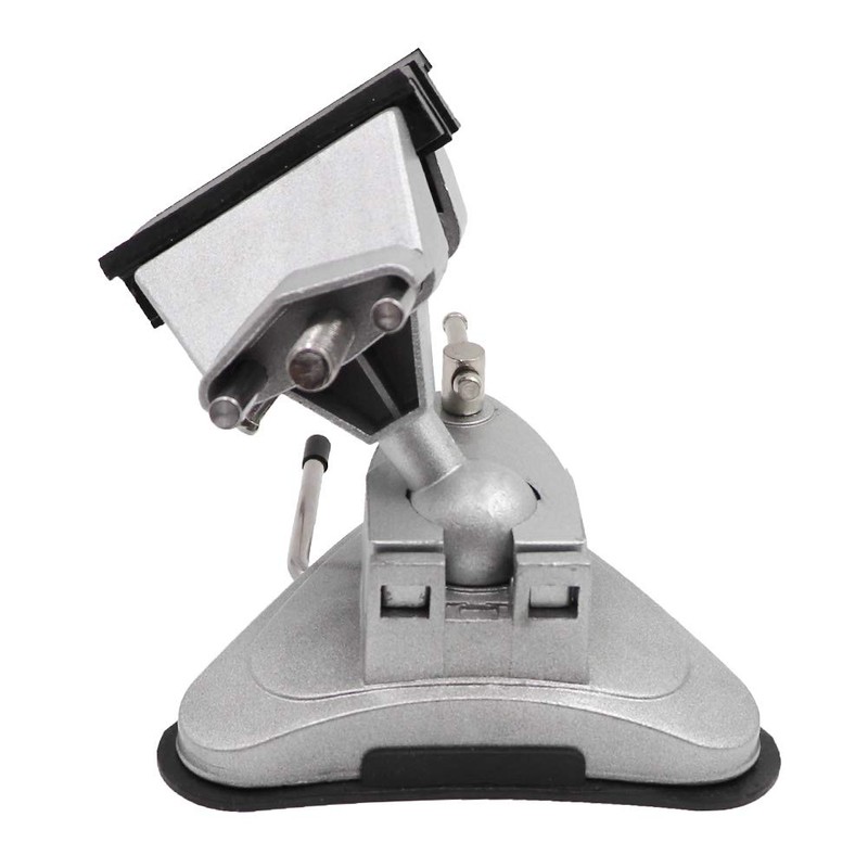 Mini Vacuum Base Vise Portable with 360°Swiveling Head and Powerful
