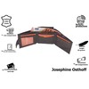 Josephine Osthoff Slim Wallet with Coin Compartment Men's Genuine Leather