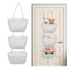 Door Hanging Basket 3 Animal Braided Cotton Rope Wall Mounted