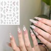 NICENEEDED Nagelsticker Mit 5D Prägung Und n Florale Maniküre Aufkleber