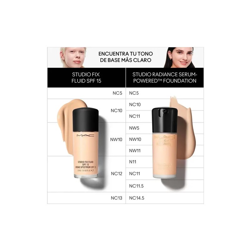 Base Sérum MAC Studio Radiance Serum-Powered | NC11 | Luminoso