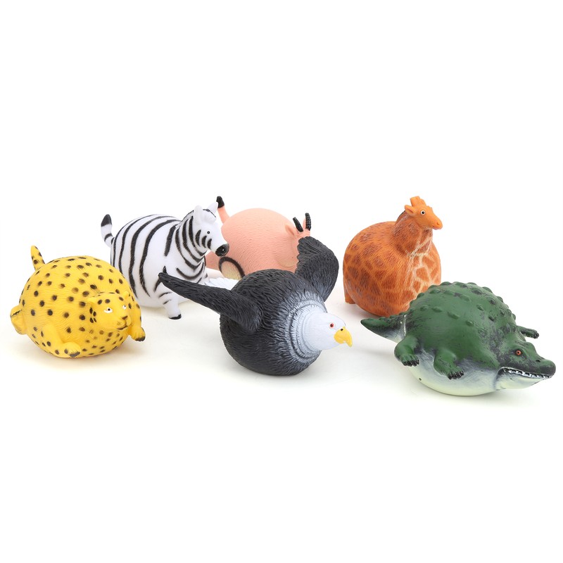 Mini Animal Model Toys Set Pressure Relieve Learning Simulation Big