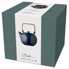 BITZ Dark Blue Stoneware/Ceramic Teapot 1.2 Litre Height 20 cm