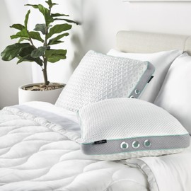 Bedgear Gemini Performance Pillow - Size 3.0 - Firm Support Pillow for Neutral/Warm Sleepers - Moisture Wicking and Cooling Dual Sided Pillow