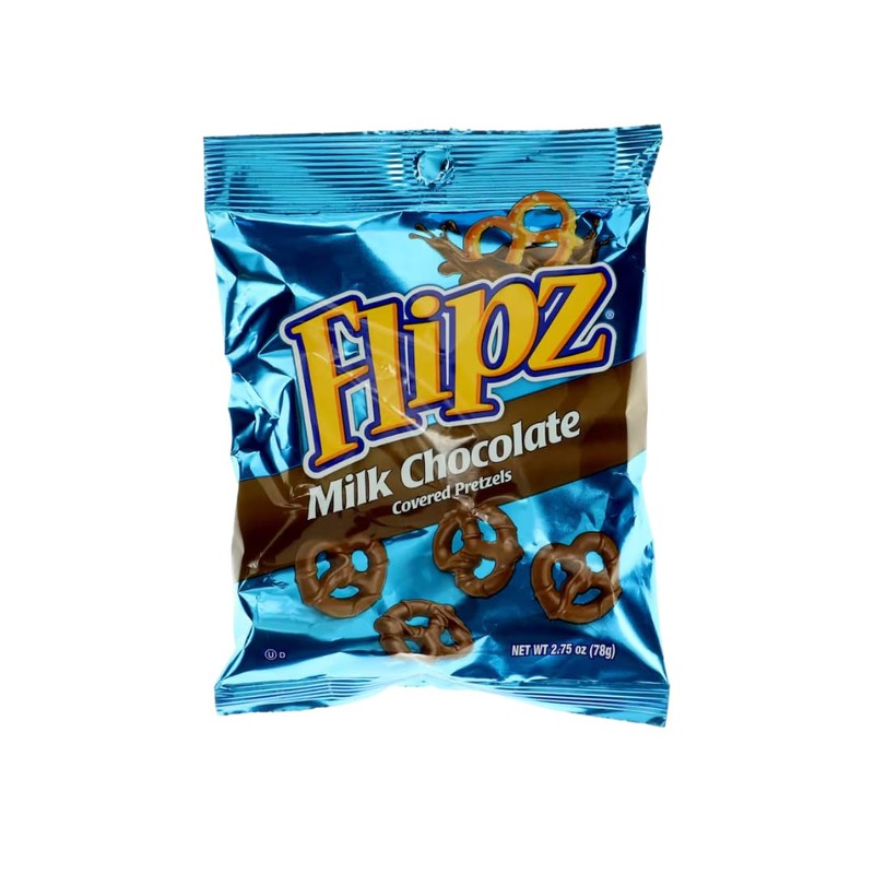Flipz Milk Chocolate Pretzels 2.75oz (Pack Of 6)
