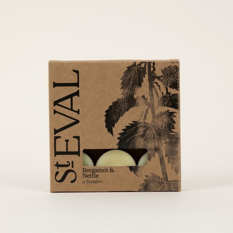 St Eval Bergamot & Nettle Scented Tealights | Zesty Citrus