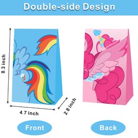 humicide 12pcs X Birthday Party Supplies Bags,Candy,Cookie Bags,Decoration for Cartoon Birthday Party.